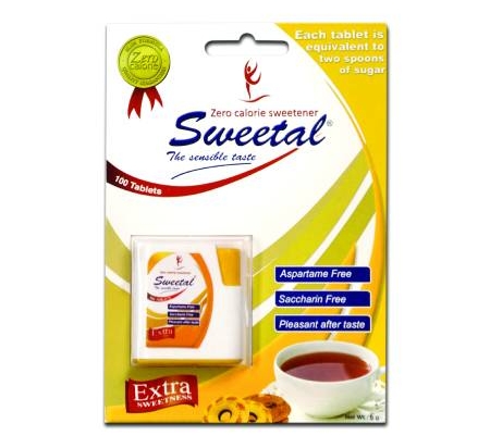 Sugar Sweetal, chunks of 100 pieces * 6 grams
