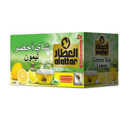 شاي اخضر بالليمون 20 ظرف | العطار السوري