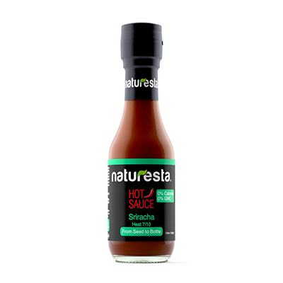 Healthy Hot Sriracha Sauce - 180 gm  | Naturesta
